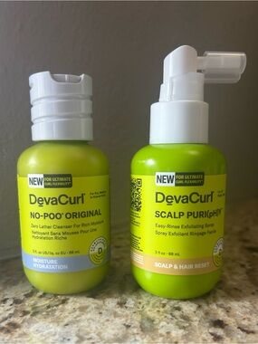 DevaCurl Bundle -  No-Poo Original & Scalp Puri(pH)y Duo - 3 oz. Each